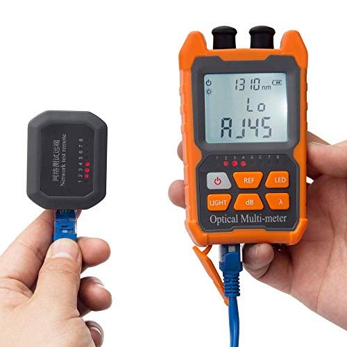 D YEDEMC Fiber Optic Cable Tester Portable Optical Fiber Power Meter FC/SC/ST Universal Interface Integrated OPM