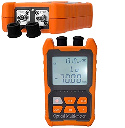 D YEDEMC Fiber Optic Cable Tester Portable Optical Fiber Power Meter FC/SC/ST Universal Interface Integrated OPM
