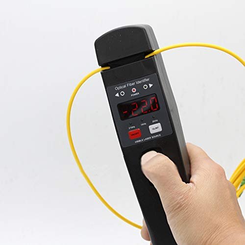 D YEDEMC Live Optical Fiber Identifier with Wave Respond 800-1700nm Built in VFL FTTH Tool