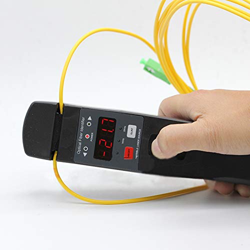 D YEDEMC Live Optical Fiber Identifier with Wave Respond 800-1700nm Built in VFL FTTH Tool