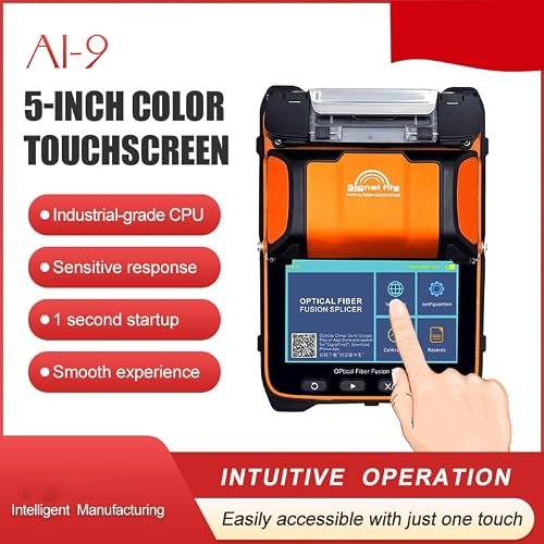 D YEDEMC SM&MM Six Motor Core Alignment Fiber Fusion Splicer Automatic FTTH Fiber Optical Welding Splicing 5S Heating 15S (Ai